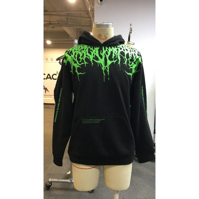 Ďáblova krev Nadměrná Zesílená Teplá Mikina Podzimní Pánská Ležérní Mikina