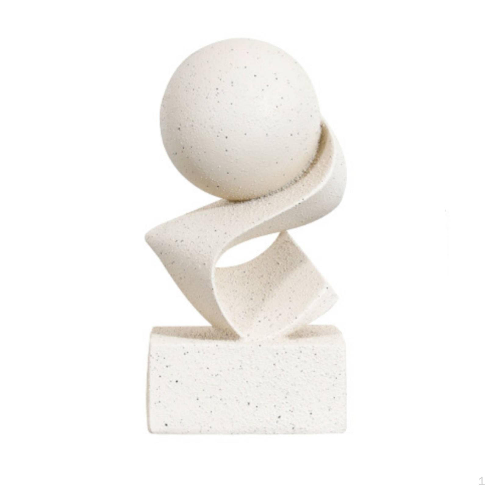 Tabletop Sculpture Freestanding with Base Modern