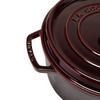 Staub Pico Cocotte Round 28cm Grenadine Red 1102887 Enameled Pot Rund Brater Grenadine Red Pico Cocotte Stylish Pot Pan Cookware Kitchen Supplies