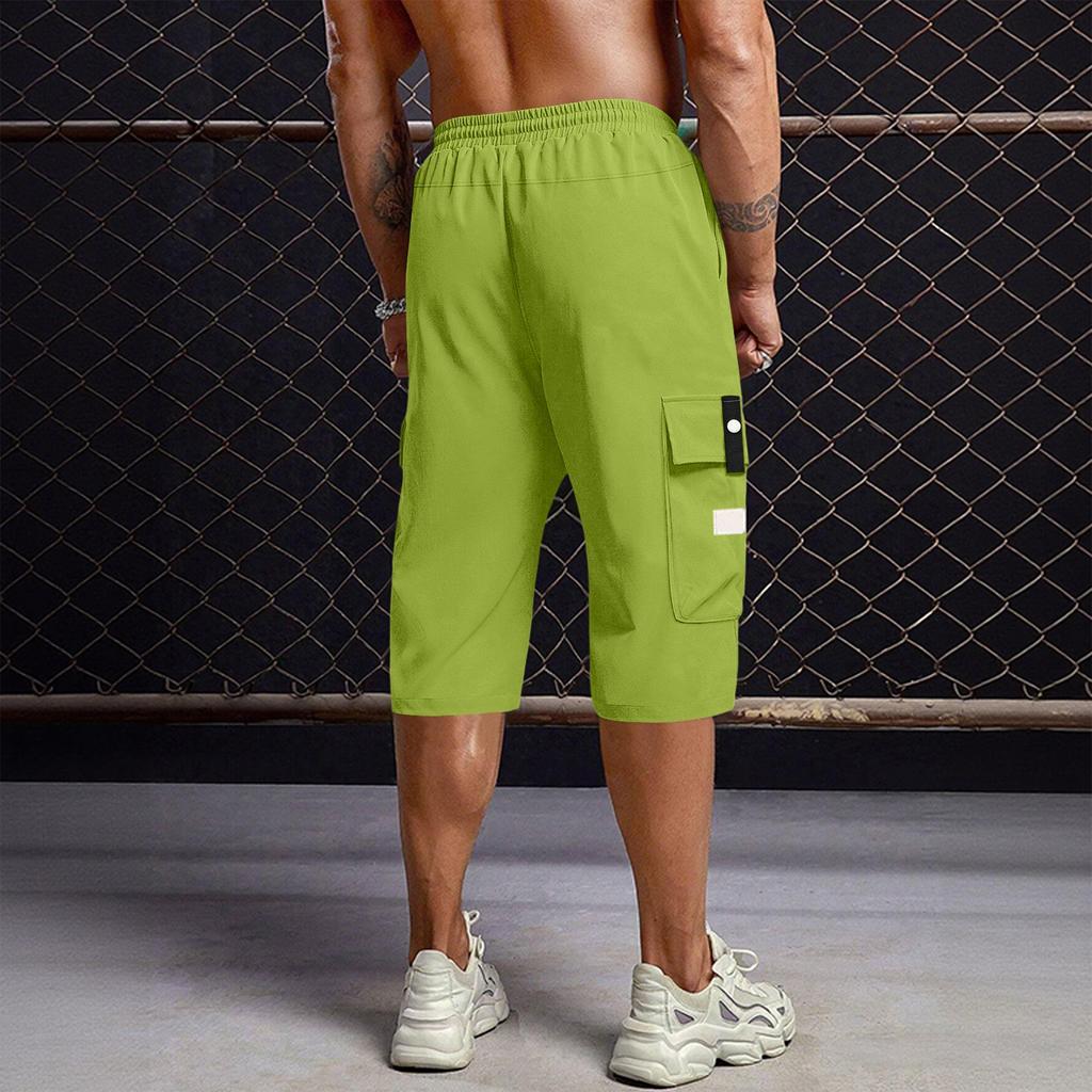 Pantaloni della tuta da uomo con lacci Pantaloncini cargo da uomo Pantaloni casual