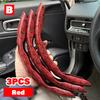 38CM Universal Car Steering Wheel Cover Breathable Anti Slip Carbon Steering Covers Suitable Steering Wheel Interior Accessories