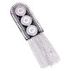 Vintage Alloy Shoulder Epaulets Decorative Chain Tassel Shoulder Board DIY Retro Clothing Accessories Party Performance