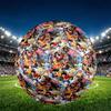 One Piece Print Size 5 Soccer Ball, PU Wear Resistant Football for Match Training and Daily Practice, Birthday Gift for Soccer Fans