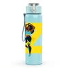 1PC Dancing Girl Pattern 750ml Color Plastic Sports Water Bottle Leakproof Flip Straw Lid Suitable for Sports Office Home Use