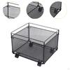Iron Mesh File Holder Desk Easy Assembly Multifunction Hanging Folder Frame for