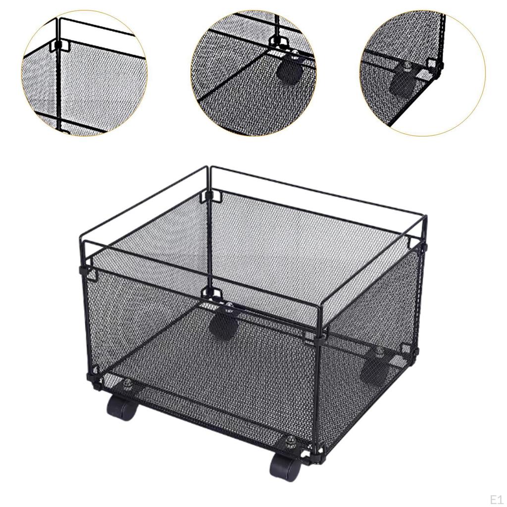 Iron Mesh File Holder Desk Easy Assembly Multifunction Hanging Folder Frame for