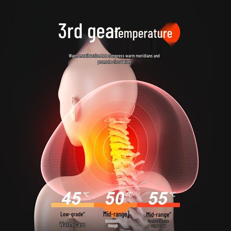 CLORIS U-shaped Neck Massager with Heat and Kneading CN plug (adapter included)