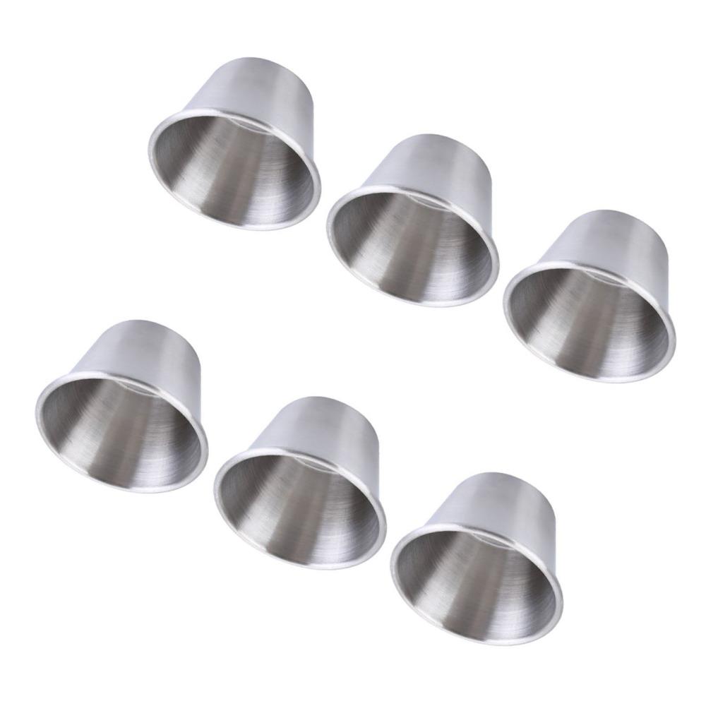 6 Pcs 70ml Dipping Sauce Bowls Leakproof Stainless Steel Sauce Cups  Outdoor Activities