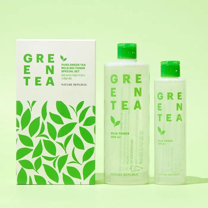 [Gift Recommendation] Clear Green Tea Water Mild Big Toner Special Set Toner 500ml + 200ml