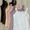 Large Size Lace Vest, Suspenders, Women's Outer Wear, Slim-fitting Bottoming Shirt, Sleeveless Top, Underwear.