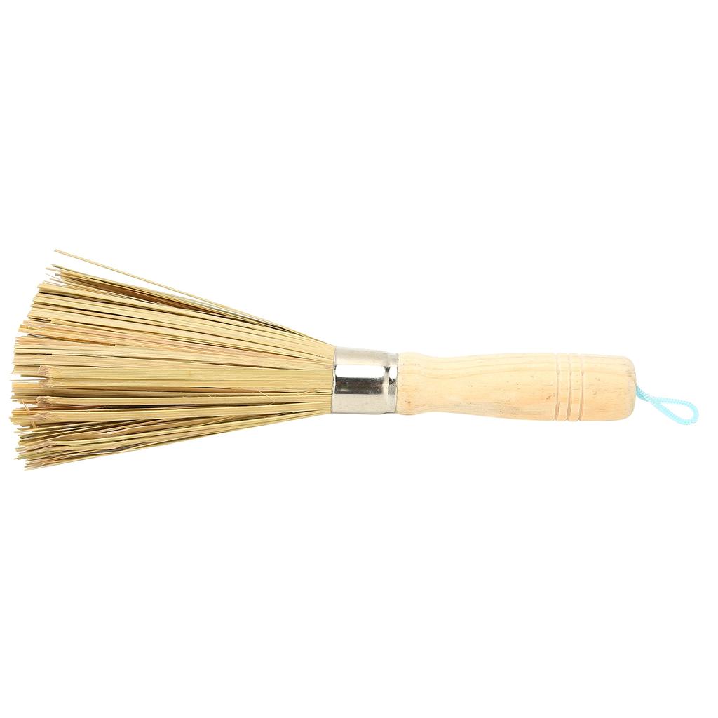 Bamboo Pot Brush Natural Bamboo Clean Cleaning Whisk Material Environmental Protection Kitchen Pan Brush for Pots Bowls