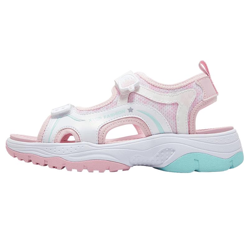 XTEP Girls  Mesh Anti-Slip Velcro Sandals 38