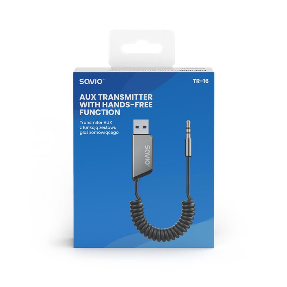 TR-16 AUX Transmitter SAVIO, BT 5.3