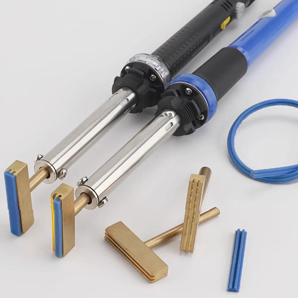T Soldering Iron Tips Solder Tip with free Hot Press Rubber Strip for LCD Screen Flex Cable Repair Soldering Iron Kit 30/40/60W