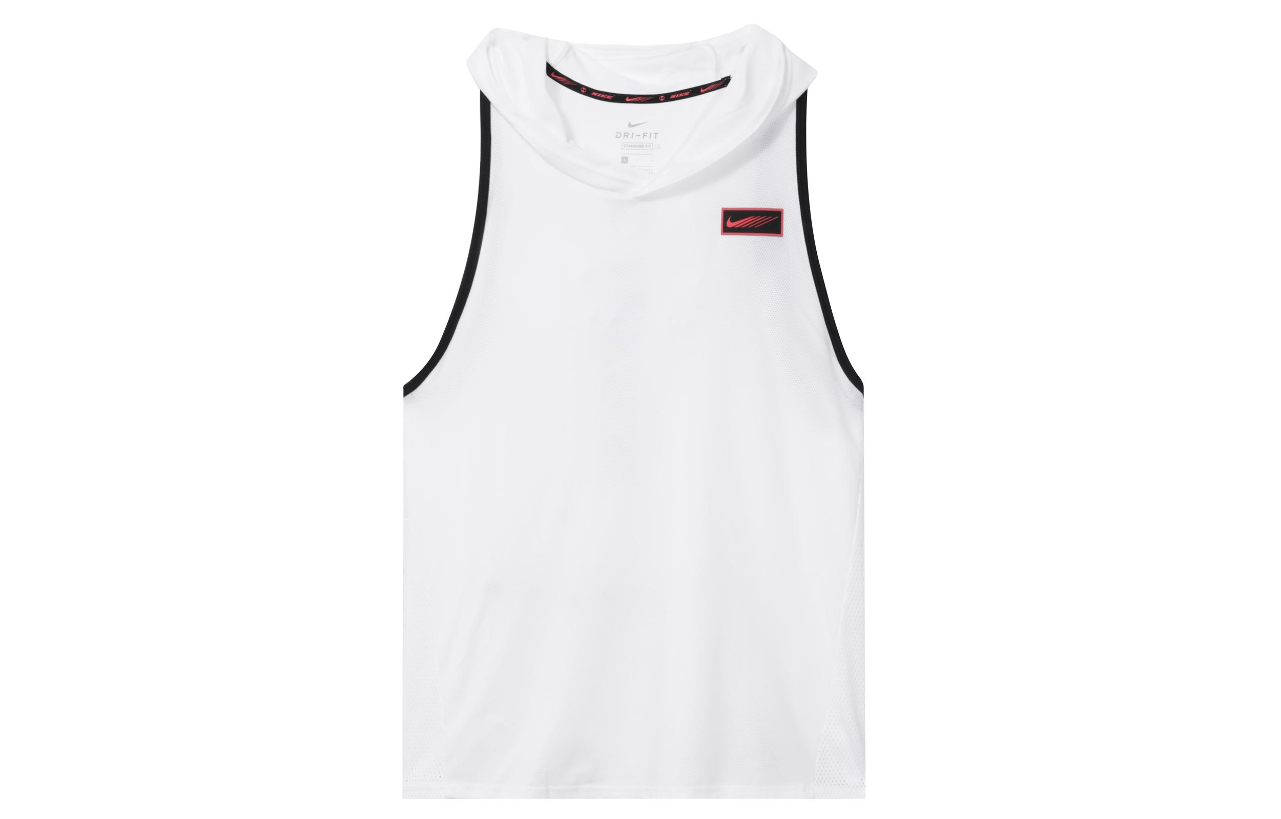 

Nike Tank Tops Men s White Hooded Moderate Straight Fit CZ1506-100 S