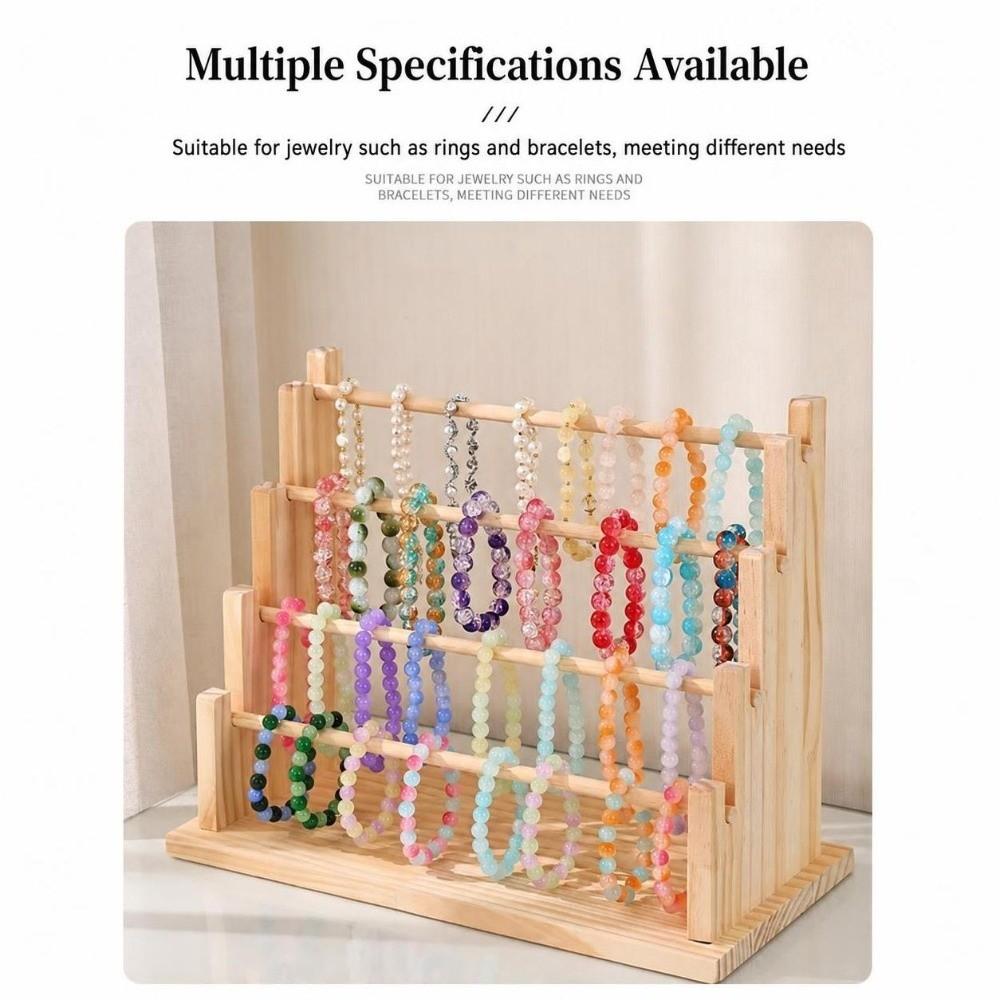 Detachable Bracelet Bangle Holder Wooden Necklace Keychain Organizer Shop Retail & Home Use