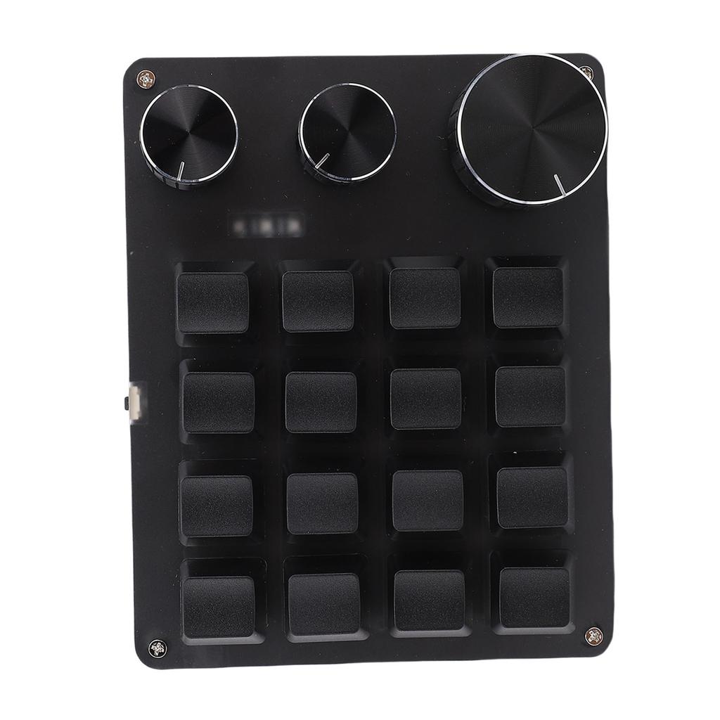 Custom Keypad NaMacro Pad Programmable 16 Key Wired Small Mechanical Gaming Keyboard for Copying Pasting PS Graphics