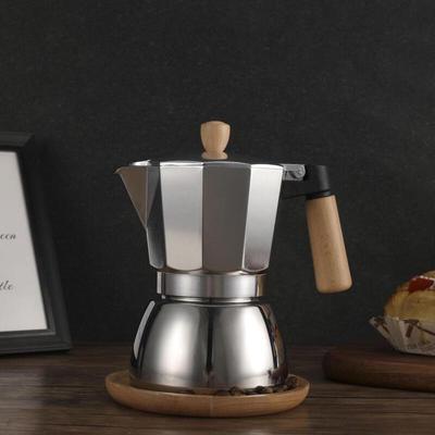 TLXT Premium Double Valve Metal Moka Pot