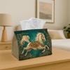 1pc Baroque Classical Animal Tissue Box Holder- Horse Ornamental Vintage Elegant Illustration Design, Party Tissue Box, Multifunctional for Kitchen& D
