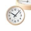 Muku Clock 16 Hinoki Wall Continuous Second 20cm km-108HI Clock, Hand, (Quartz Clock)