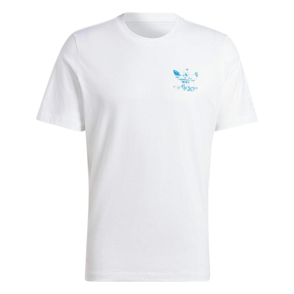 adidas Originals Graphics Cloudy Trefoil T-Shirts  White  Men s II8169 XS