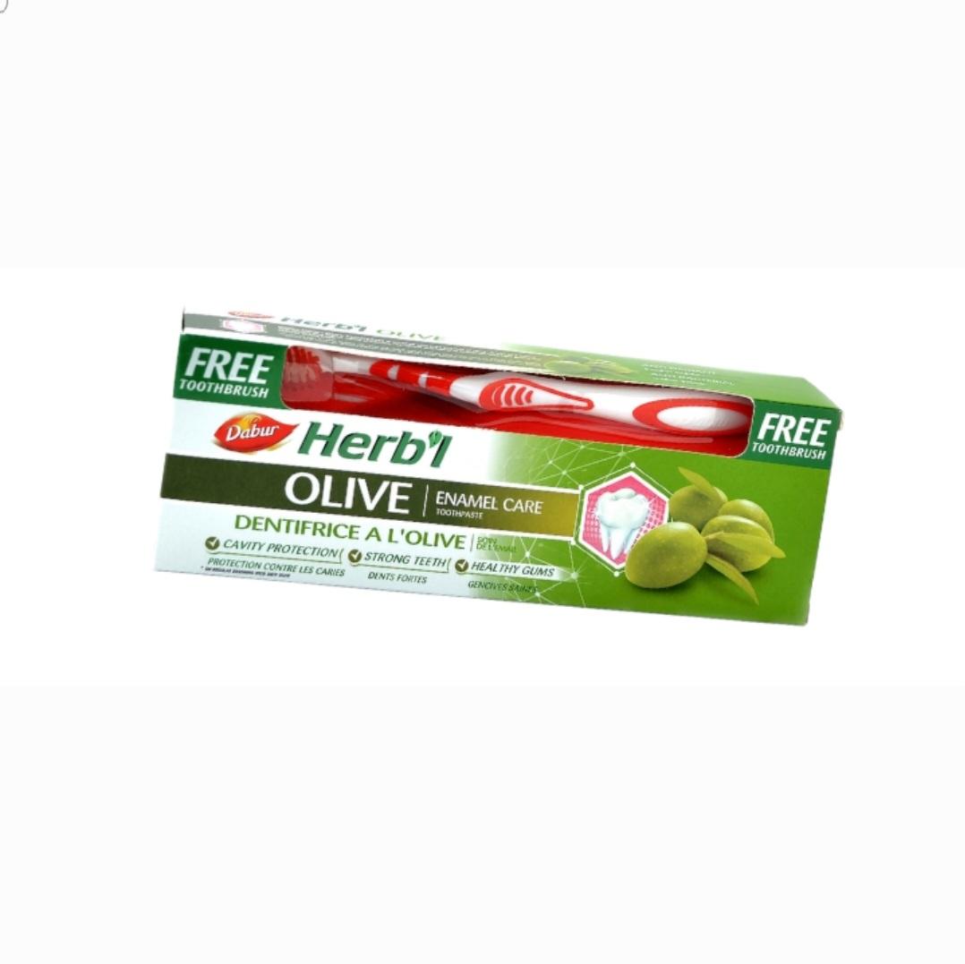 

Dabur Зубна паста Herb l Оливки 150г + щітка 1 pcs