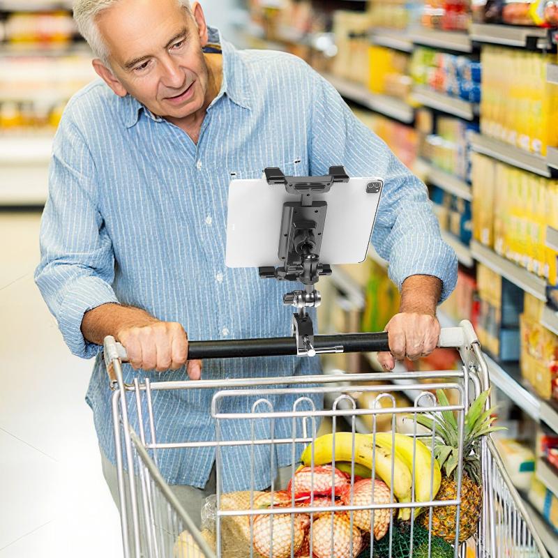 Phone Holder Tablet Stand Car Air Vent Universal Holder Mount For Stationary Bike/Golf Cart/Music Stand/Wheelchair/Stroller