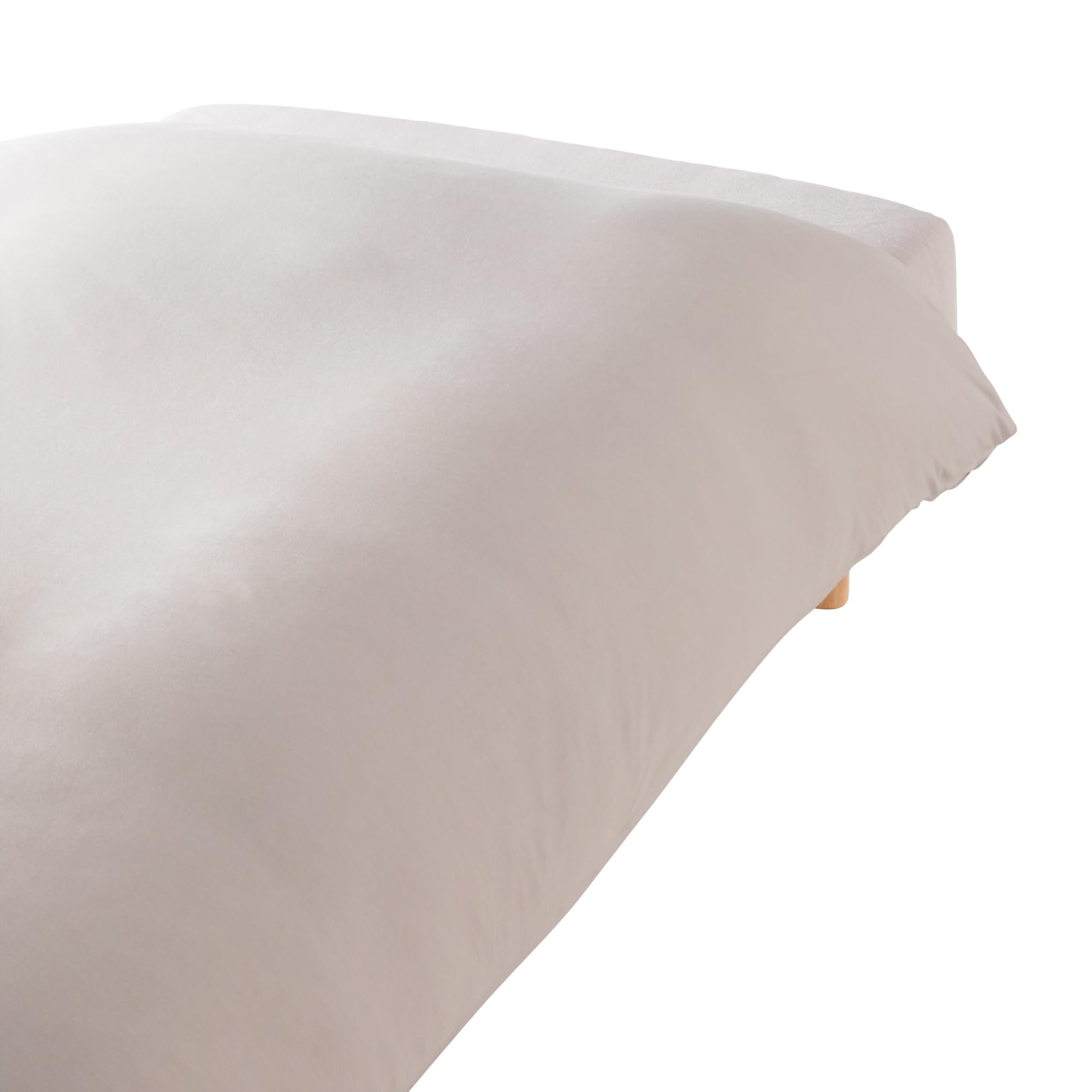 

MUJI Soy Fiber Jersey Comforter Cover, Small, Gray, 84374722