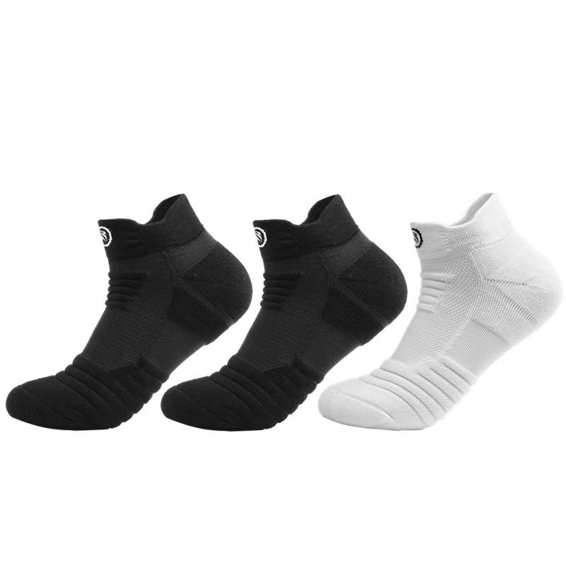 3 Pairs Sports Socks For Man High Quality Comfortable Breathable Basketball Short Socks Casual Fashion Low-cut Ankle Socks