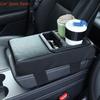 Y4UA Versatile Car Armrest Mat Leather Armrest Heightening Pad Armrest Mat Offers Additional Storage & Comfort for Vehicle