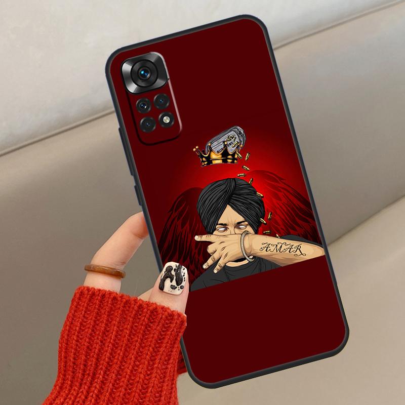 Sidhu Moosewala Case For Xiaomi Redmi Note 14 10 11 12 13 15 Pro Plus Cover For Redmi 15 14C 10C 12C 13C 15C