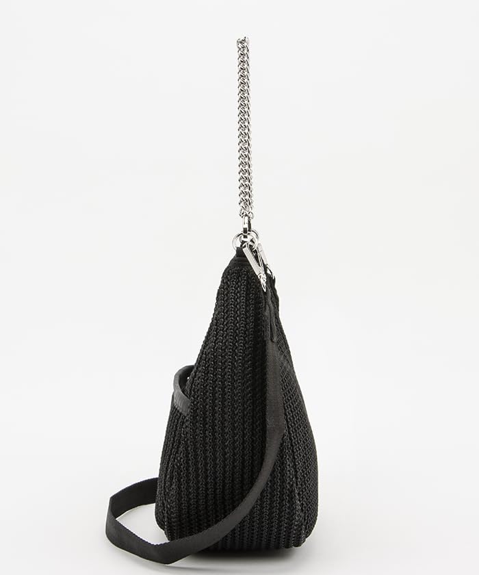 Official Shoulder Bag CHAIN CROCHET Black Crochet [LeSportsac] N/S HOBO/1369 Women's