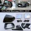 Version Side Mirror Cover Lens Frame for Ford Mustang 2015- Lower Cap