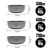 TITAN MANIA Bowls All sizes stack neatly perfect for solo and outdoor Includes a storage bag - together. Lightweight, camping, camping, activities.