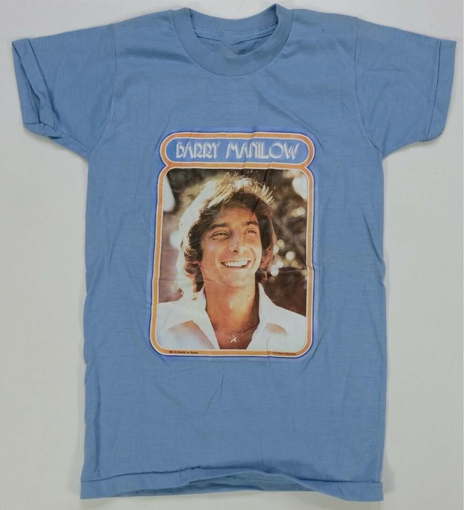 My Dream Duets Barry Manilow Tee Shirt Light Blue Unisex Size S-234XL