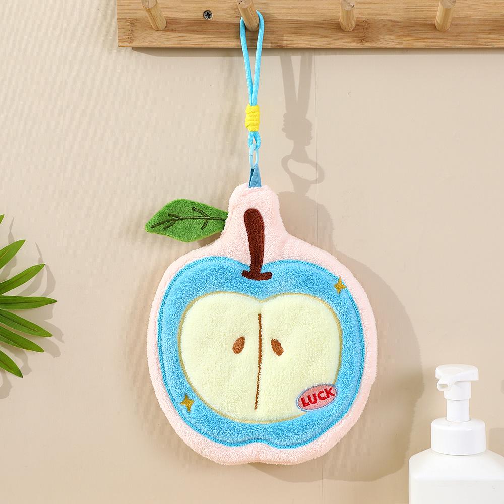 Adorable Fruit-Themed Hand Towels for Kitchen & Bathroom - Creative Souvenir for Kids