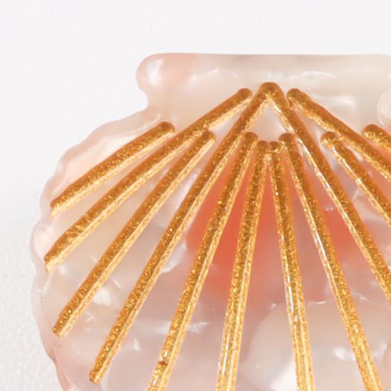 Mini Hair Claw Shell Shape Hair Clip Lightweight Side Bang Small Hair Pin Anti-slip Teeth Strong Grip Hair Accessory