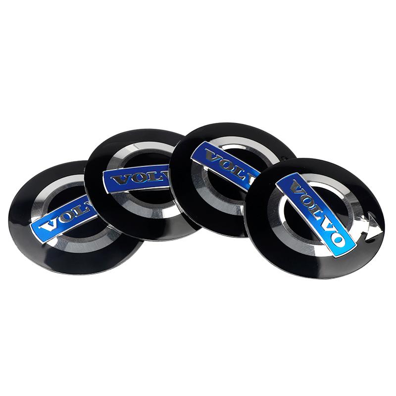 4Pcs 56mm Car Wheel Center Hub Caps Badge Stickers For Volvo C30 C40 C50 C70 S40 S60 S70 S80 S90 V40 V50 V60 V70 V90 XC30 XC40