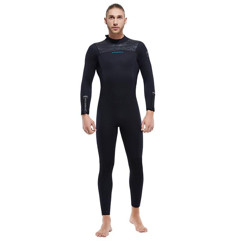 5mm Fullsuit Wetsuit Men Women Chloroprene Neoprene Diving Surfing Snorkeling Winter Swimming Thermal Protection