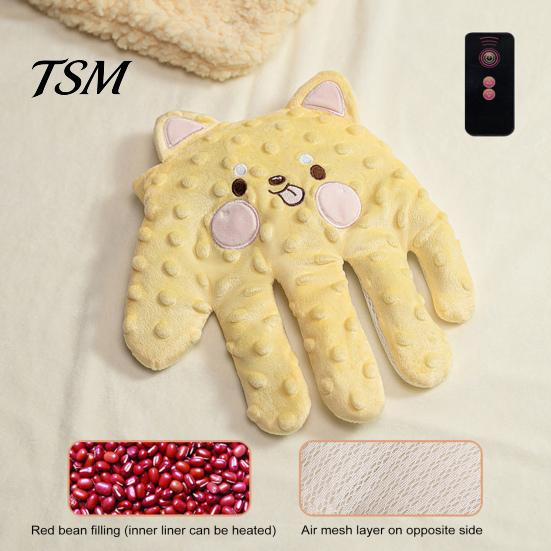 Guante para Bebé con Palma Suave Automático Prevención de Sobresaltos Eléctrico Almohada Eléctrica para Bebés Ayuda para Dormir Recién Nacidos Peluche de Dibujos Animados