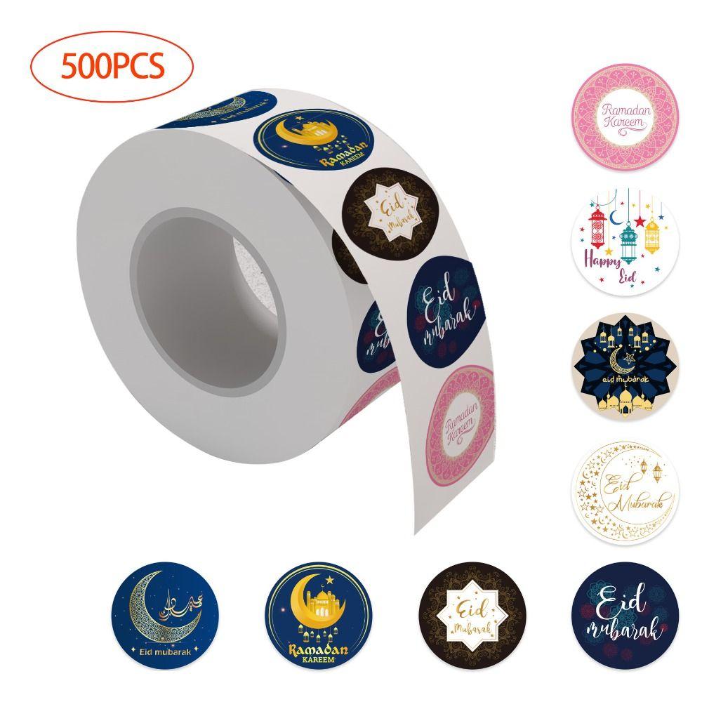 

Украшение EID Мубарак наклейка бумага приглашение на вечеринку декор наклейка