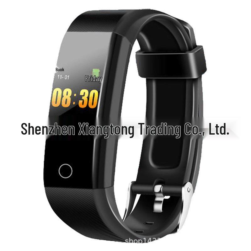 115Plus Smart Armband: Farbdisplay Fitness Tracker mit Herzfrequenz- und Blutdruckmonitor, Schrittzähler, Unisex