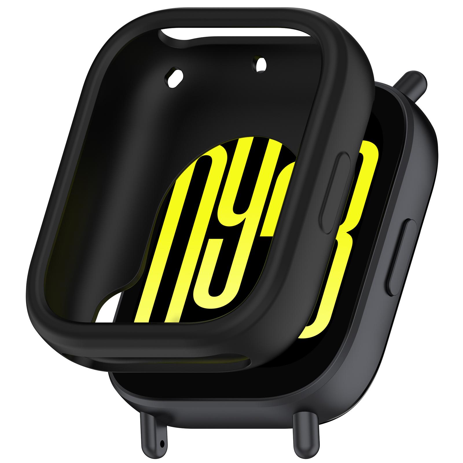 

For Xiaomi Redmi Watch 5 Active Silicone Watch Case Shockproof Bumper Frame Black