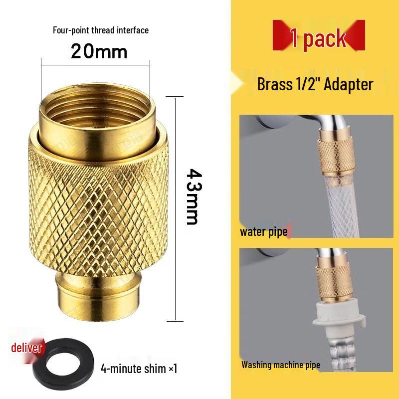 

Universal Garden Hose Quick Connectors (3-Pack)