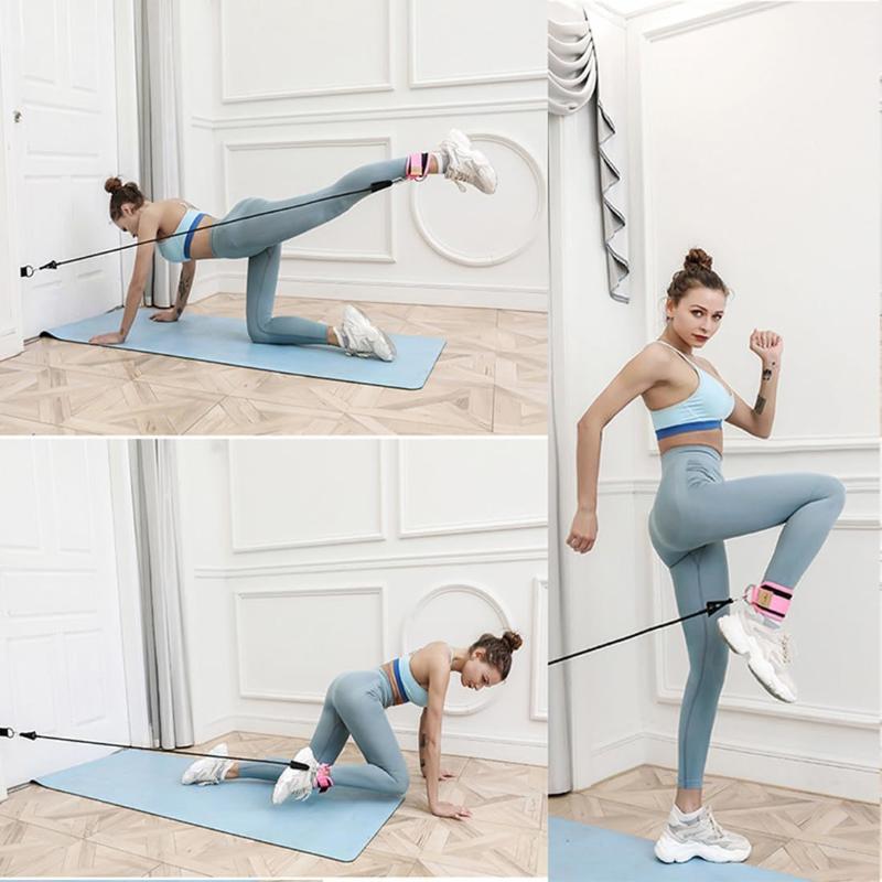 Ankle Straps for Cable Machine Durable Neoprene Padded Ankle Cuffs for Men Women Gym Glute Workout Kickback Exercise
