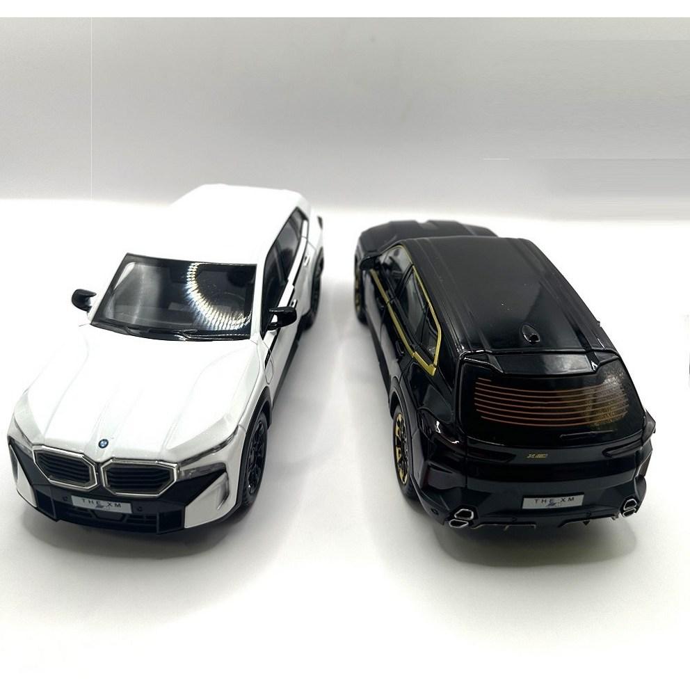 BMW XM SUV 1:Modellino di Auto in Metallo pressofuso Scala 1:24, Nero