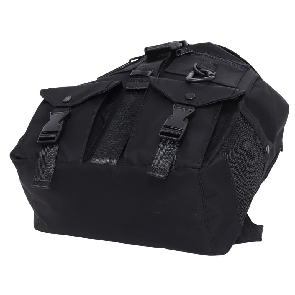 [Machiavellic] Backpack SIERRA GRACE DOUBLE POCKET BACKPACK BLACK (019)