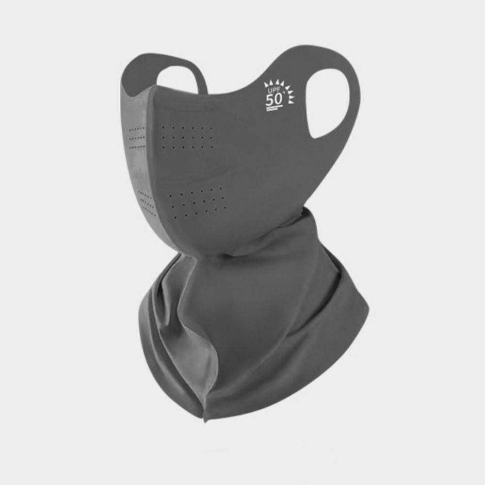 Anti UV Ice Silk Face Cover UPF 50+ Neck Wrap Cover Fashion Full-Face Sunscreen Veil Climbing