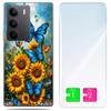 Etui Do Realme C75 / 14X 5G Obudowa Foto Case Plecki Motyle + Szkło 9H