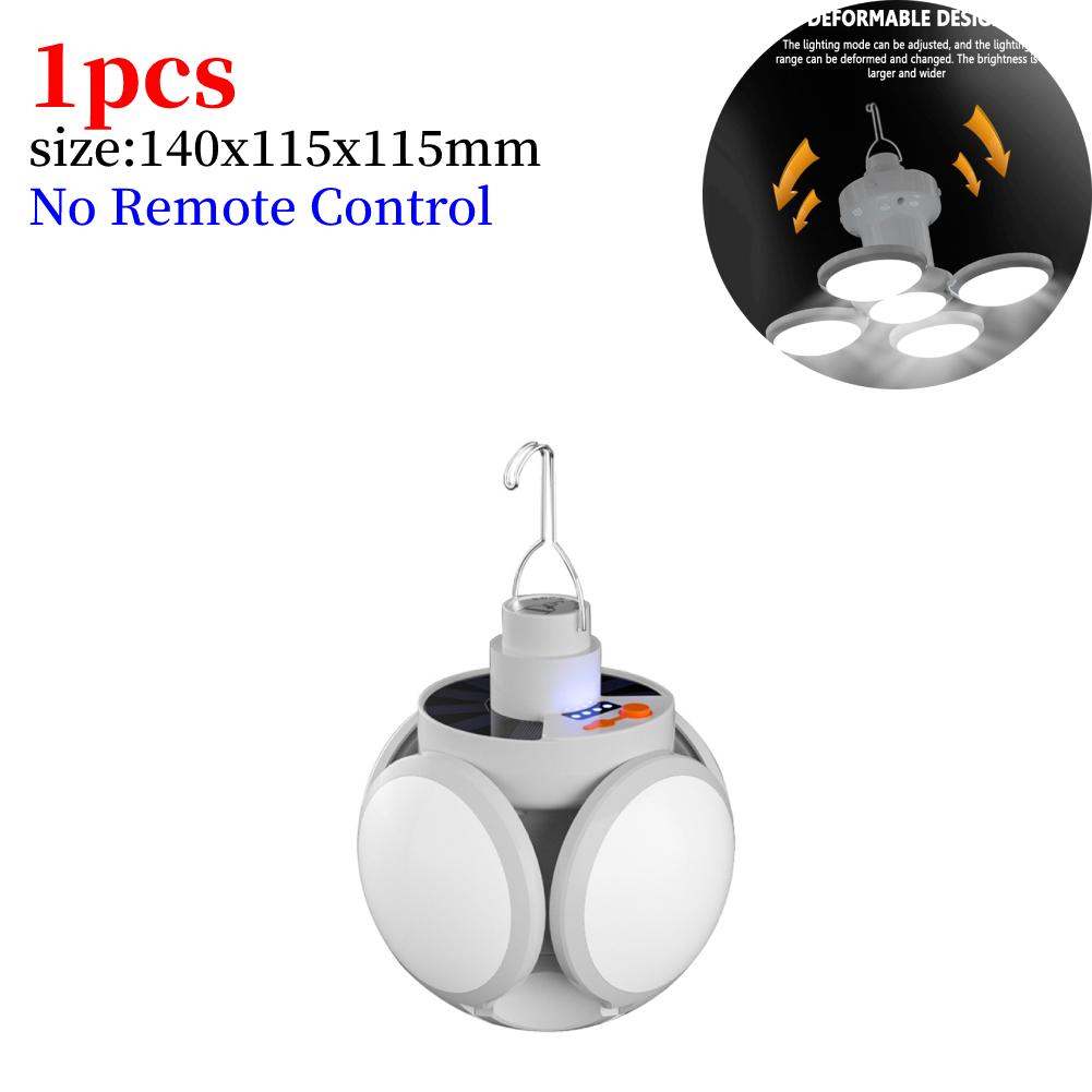 Outdoor Hiking Tent LED Solar Soccer Light Bulb Searchlights USB DC Rechargeable Portable Lantern Flashlight Camping Supplies